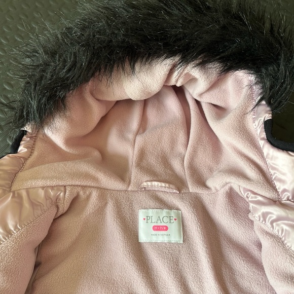Children's Place Pink Puffer Jacket - Picture 8 of 16